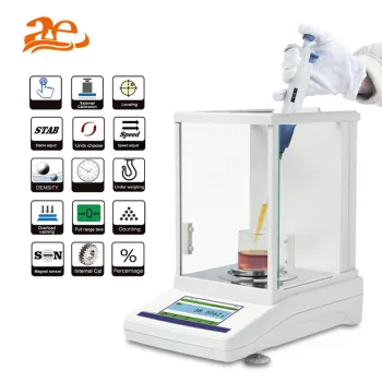 AELAB 0.0001g Touch Screen Analytical Balance Lab Electronic Weighing Scale