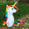 Anillo de la piscina de unicornio inflable juego juego juguetes inflables
