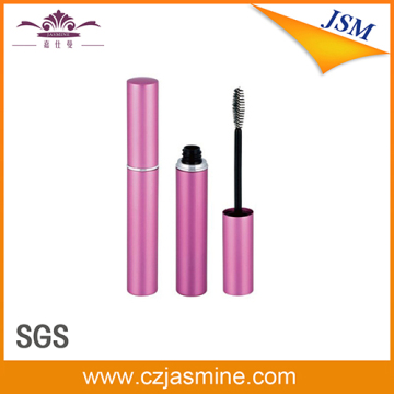 custom aluminium empty mascara tube with brush