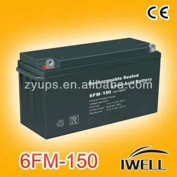 6FM-150 Lead Acid AGM Battery low Price 12v 150ah Battery