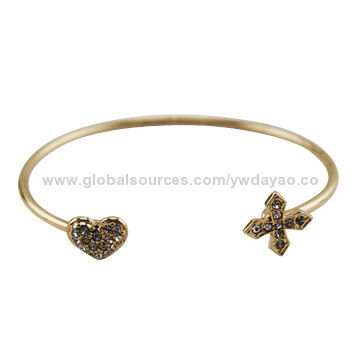 Love couple fashion crystal bracelets