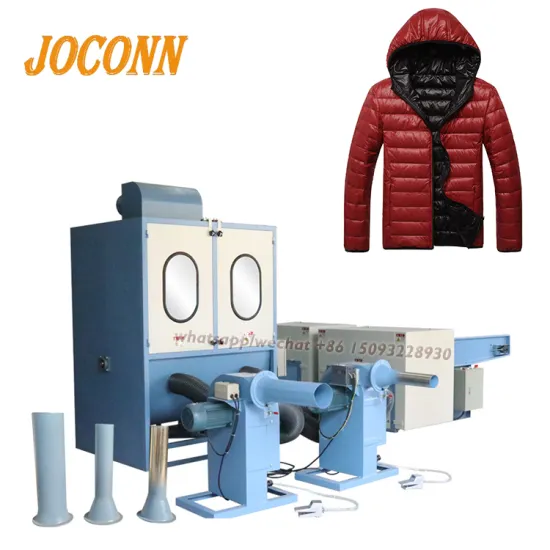 Automatic Quilt and Comforter Filling Machine for Cotton, Goose Down, and Feather