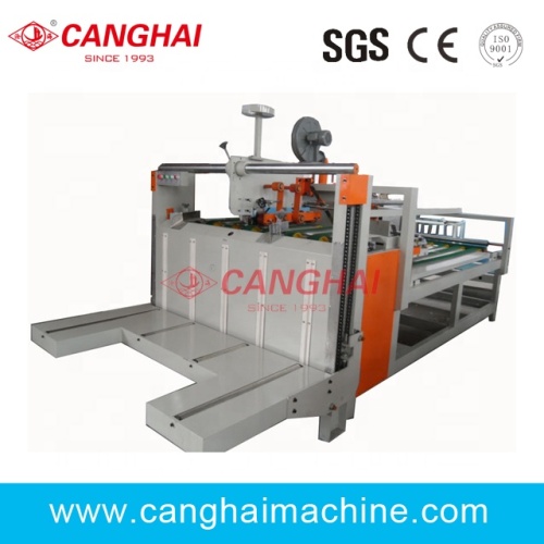 semi-auto cardboard box folder gluer machine