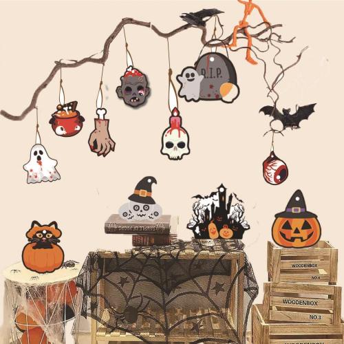 Halloween Scene Layout Props