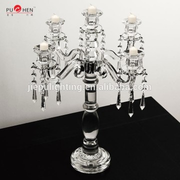 exquisite short Crystal candle stand candelabrum candlestick for home decoration