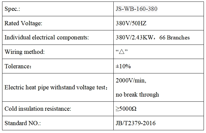 Electrical heating oven