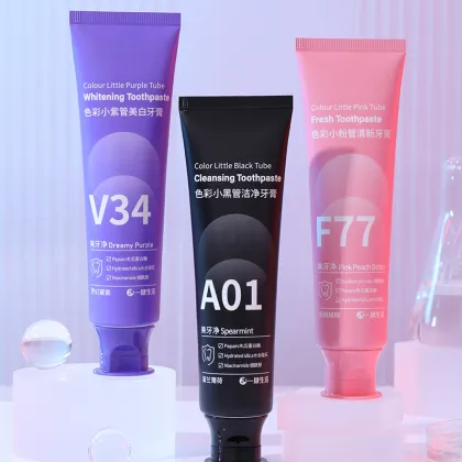 Wholesale Private Label Colorful Tube Oral Care Toothpaste 120g