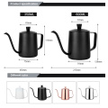 Black Hand Drip Pour Over Coffee Kettle