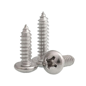 Custom 304 Stainless Steel Cross Pan Head Tapping Self Screws - ANSI/ASME B 18.6.4 Specification