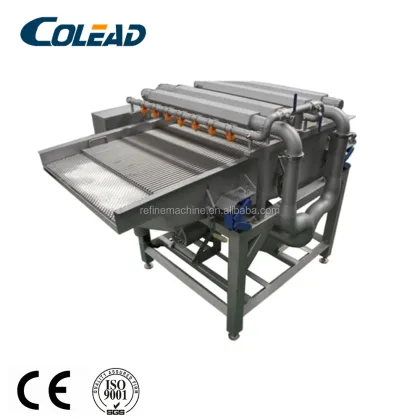 Vibration cleaning date palm machine for processing