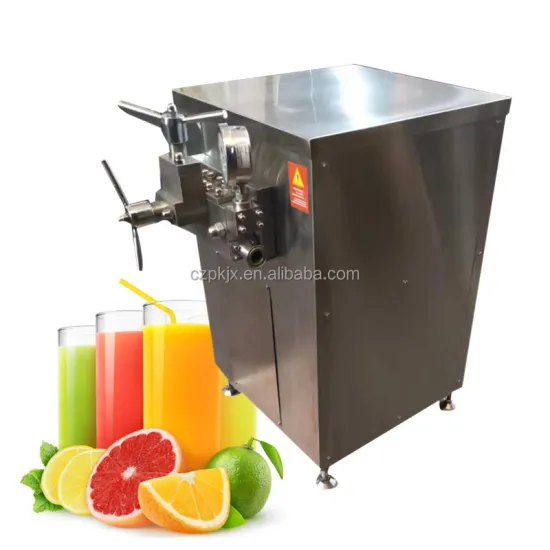 High Pressure Stainless Steel 300L/H Milk Juice Homogenizer Machine