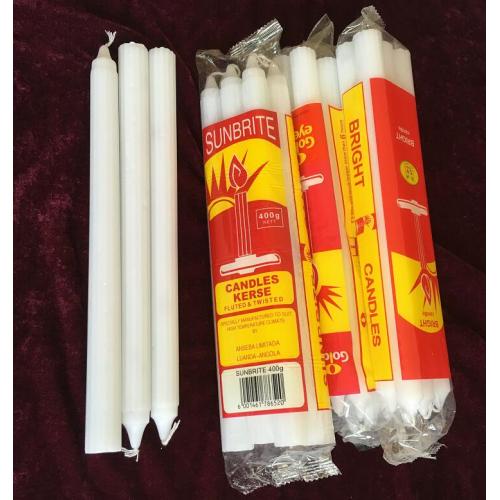 Paraffin wax Household white wax velas candle fluted