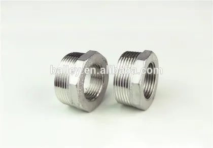 Offer high quality stainless 304 pipe joint fittings bushings M&F