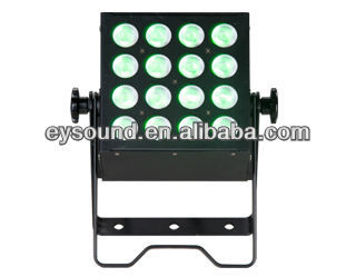 16X10W four in one RGBW linear color mixing saquare par light