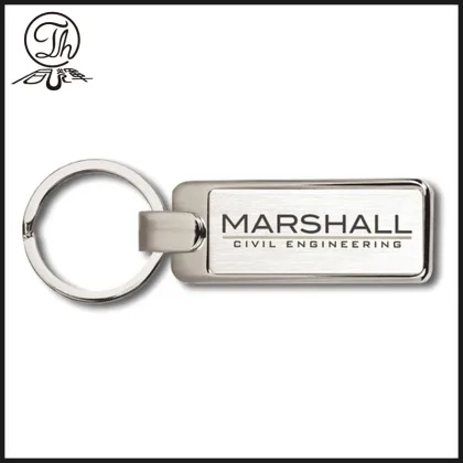 Custom epoxy printing sticker keychains metal