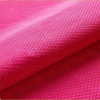 140GSM birds eye pique knitted sportswear fabric
