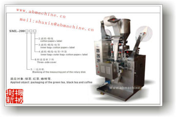 Shanghai Shuxin Tea Packing Machine With Tag And Thread