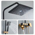 New Exposed Gold Shower Set for Easy Installation