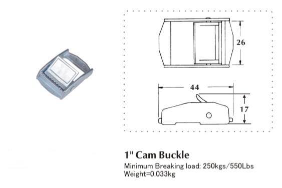 25MM cam buckle