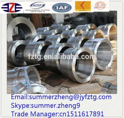 Retaining rings for turbine generator