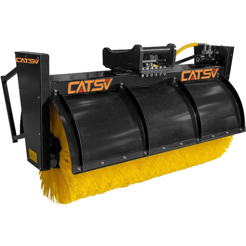 Hydraulic Sweeper Easy Operated Skid Steer Loader Angle Broom Sweeper Supplier