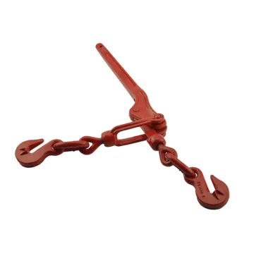High Quality Red Forged Lever Chain Ratchet Type Load Binder