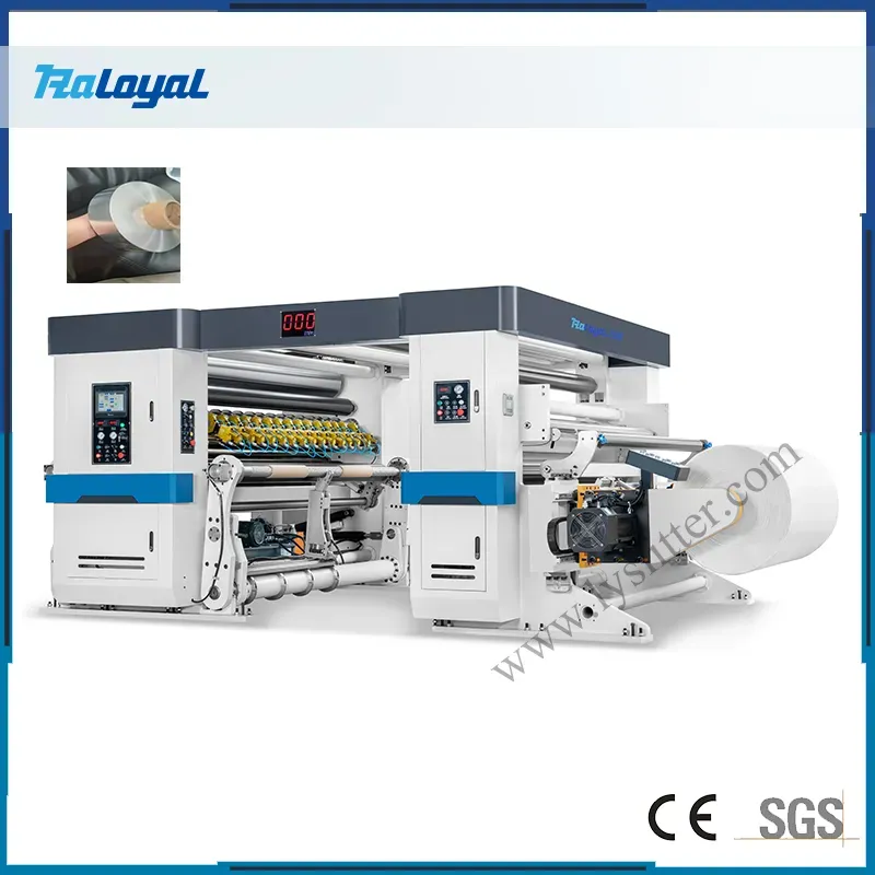High-Speed Thick PVC Film Slitting and Rewinding Machine