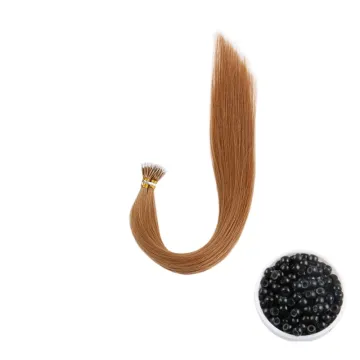 Customized Color Size micro ring hair extensions 30 inches micro ring bead hair extension tools