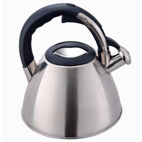 Kettle silbando sonido con acero inoxidable pulido