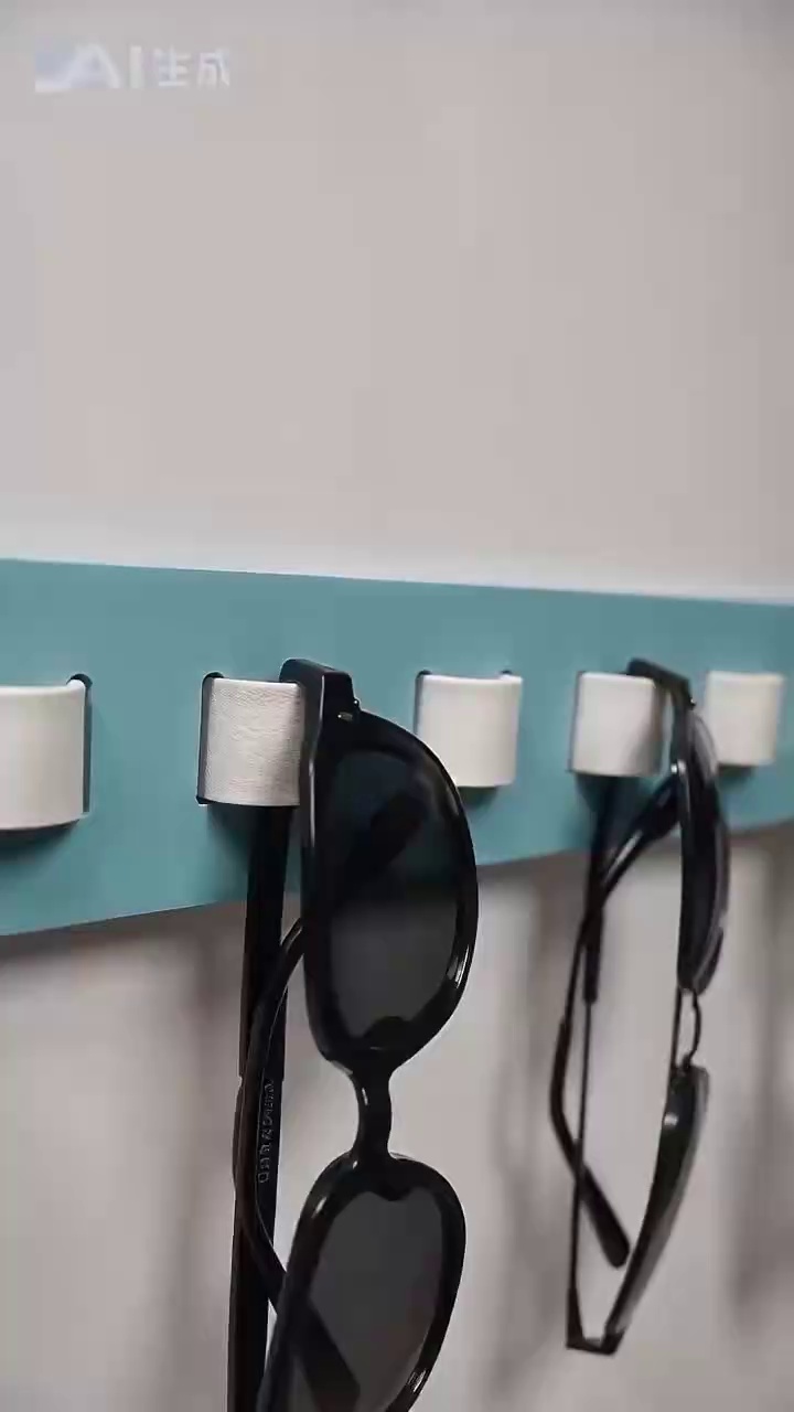 Home Wall Mounted Wood Glasses Holder