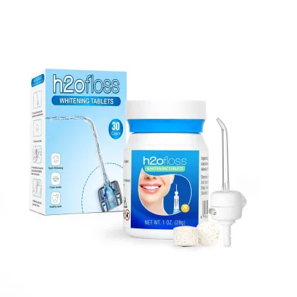H2ofloss Dental Cordless Electric Power Flosser Wireless Water Pick Teeth Cleaner