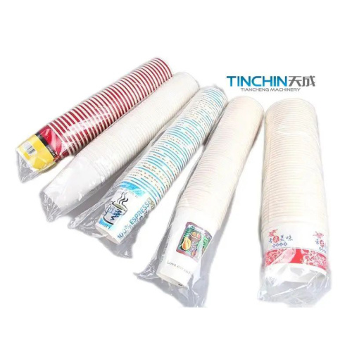 Automatic Disposable Plastic Paper Cup Manufacturing Paper Cup Bowl Packing Machine