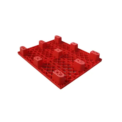 Moisture-Proof Plastic Tray for Supermarket Forklift Nine-Legged Pallet
