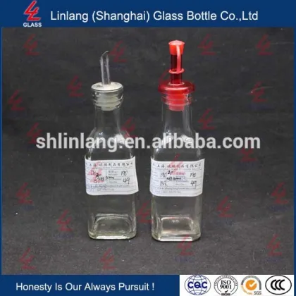 blue amber green clear camellia oil bottle