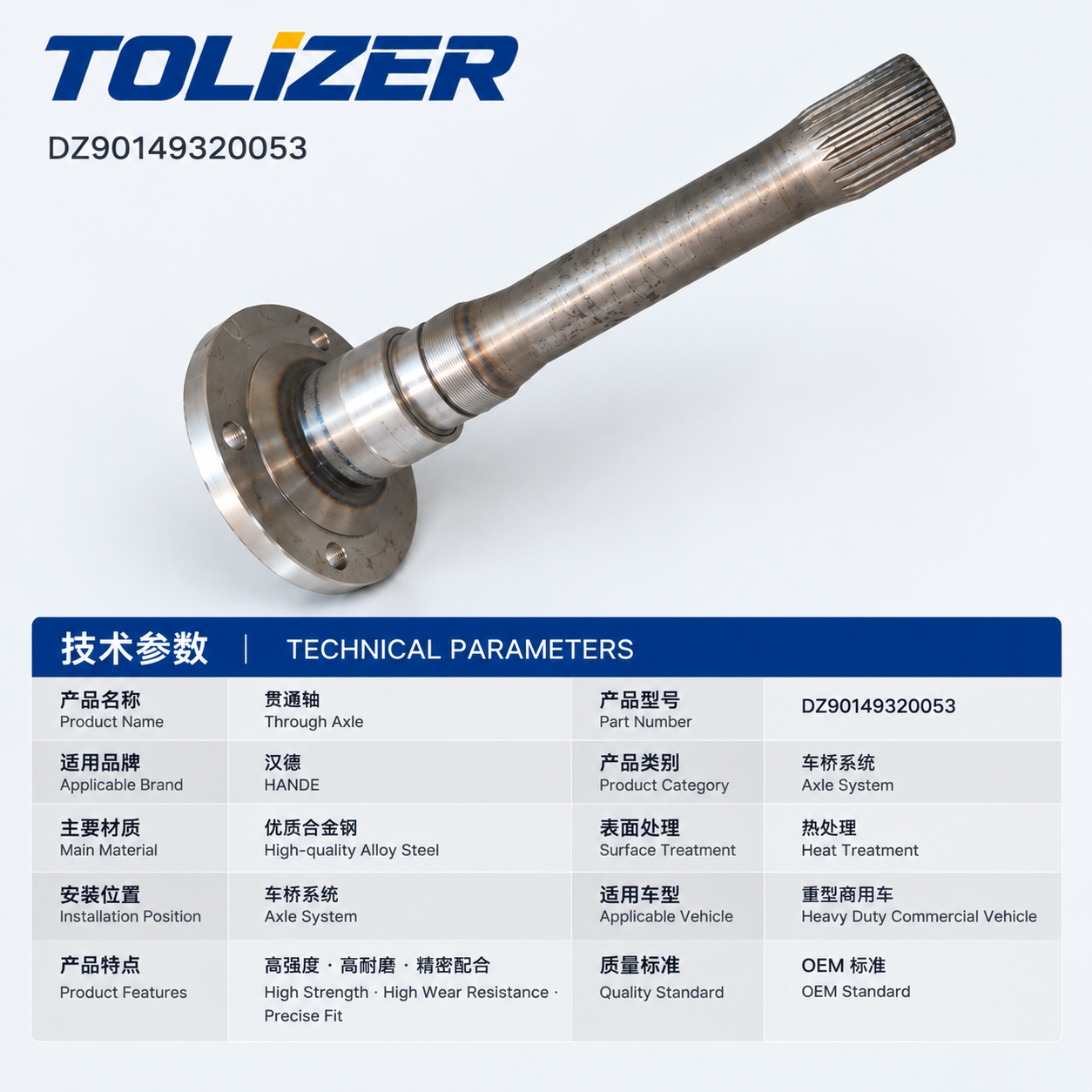 Inter-Axle Through Shaft 