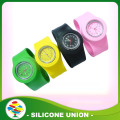 High Quality Promotional Silicone Slap Band Watch