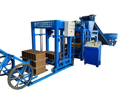 QTJ4-25 Hollow Block Making Machine for Color Paving Bricks and Curbstones
