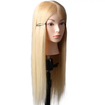 100% human hair mannequin Female mannequin head for sale