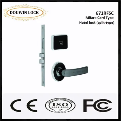 RFID french door locking systems security hotel door locking systems