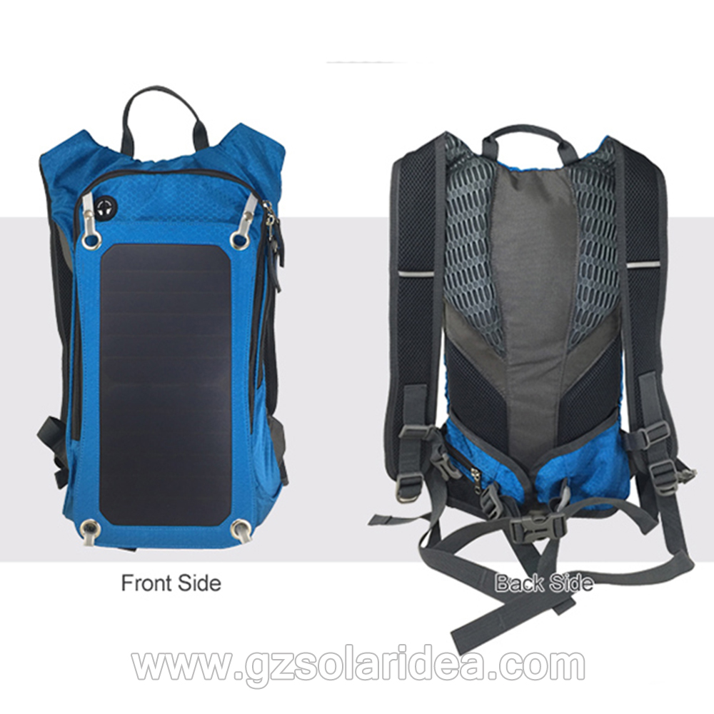 backpack with solar phone charger