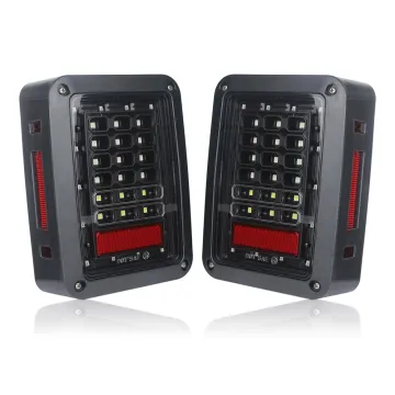 USA LED Rear Tail Light Brake Reverse Turn Signal Lights Kits for Jeep Wrangler JK 2007-2017