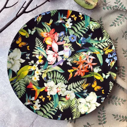 Elegant Family Gathering Ceramic Plates
