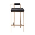 Сильный качественный дизайнер ручной работы металлический стул Высокий сидящий стул для бытовой мебели золотой готовый бар сидящий табурет