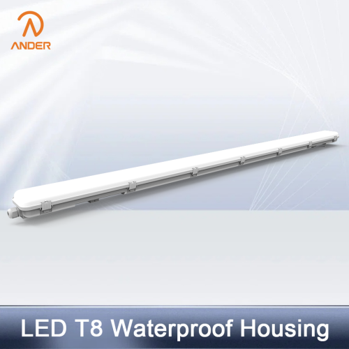 Carcasa resistente al agua LED T8 duradera para todos los escenarios