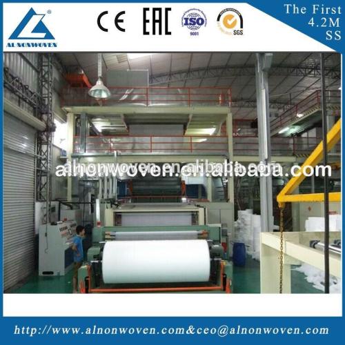 Professional AL-3200MM SSS PP Spunbond Nonwoven Machine Made in China