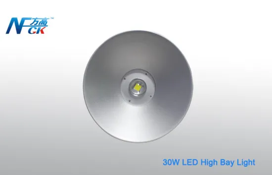High Cri 30watt 6000k High Bay Led Lights , 120 Degree Led High Bay Lighting
