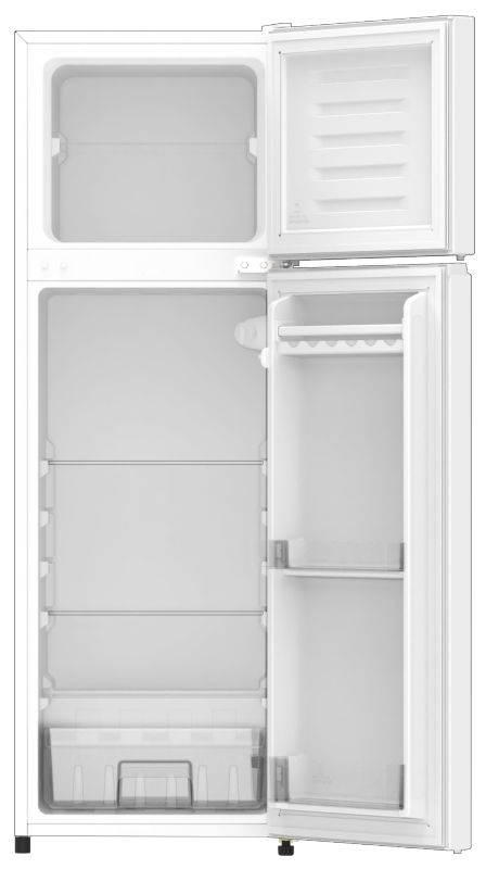 135L Energy-saving two-door refrigerator