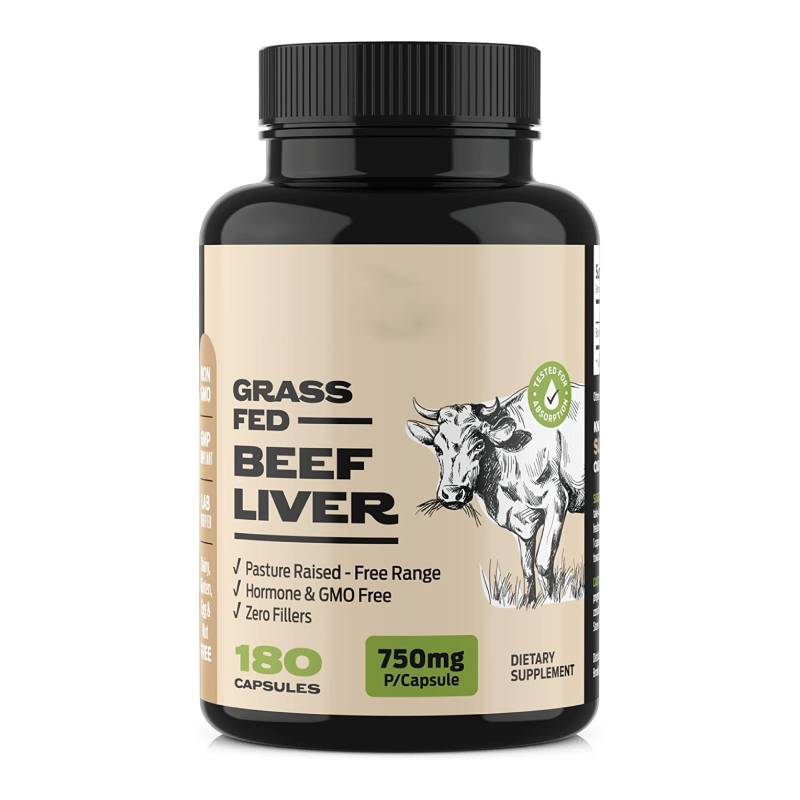 Liver Capsules With Iron Vitamin B12 for Energy