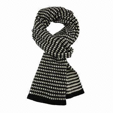 High Quality Knitted Wool Scarf for Men
