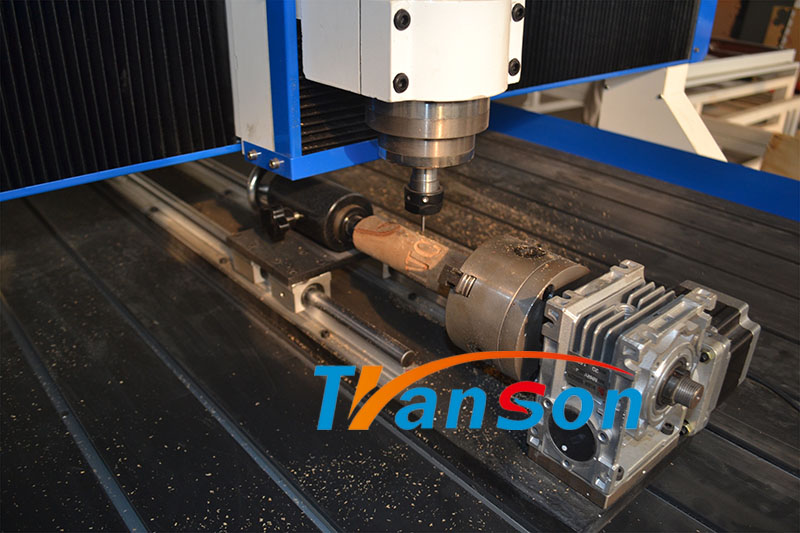 4 axis cnc router with rotary